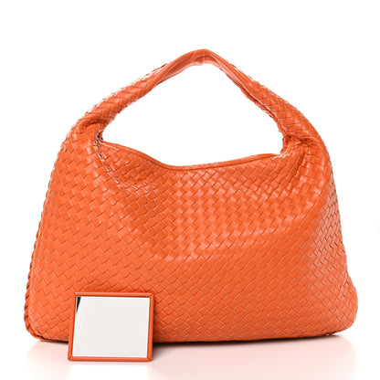 Bottega Veneta Nappa Intrecciato Large Veneta Hobo Orange 3 of 10
