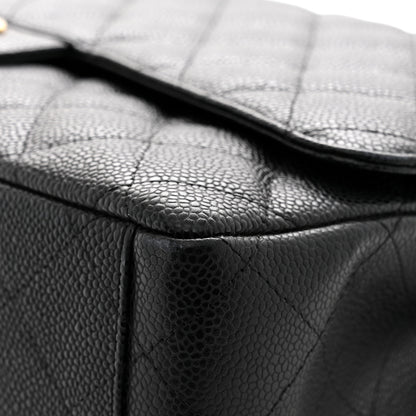 Chanel Caviar Quilted Maxi Double Flap Black 11 of 12
