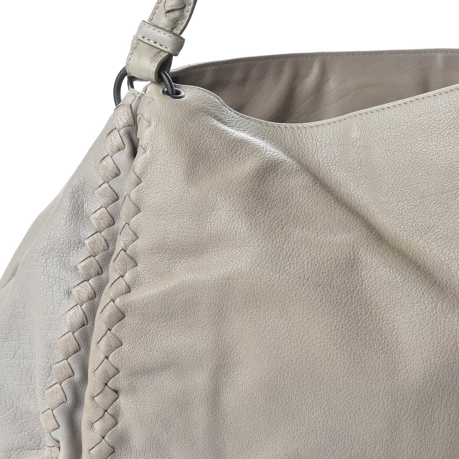 Bottega Veneta Buffalo Shoulder Bag Stone 8 of 8