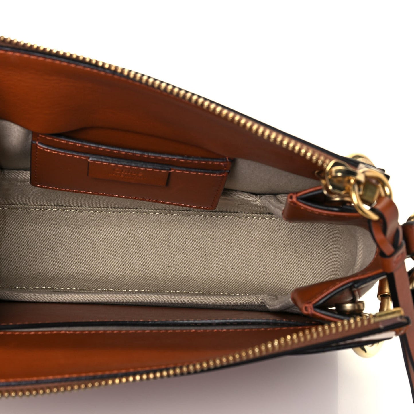 Patent Small Roy Bag Caramel