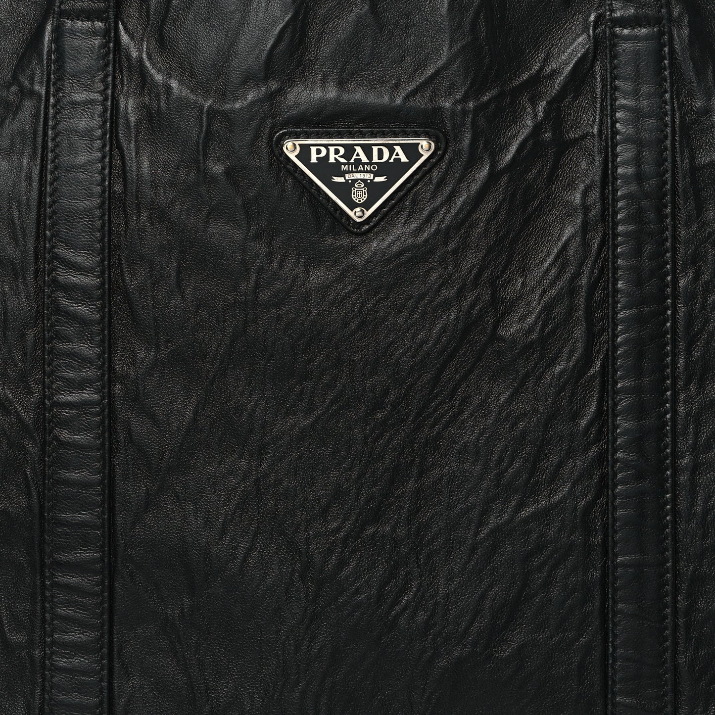Nappa Antique Tote Black