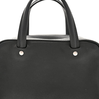 Balenciaga Shiny Day Calfskin XS Triangle Square Bag Black 8 of 11