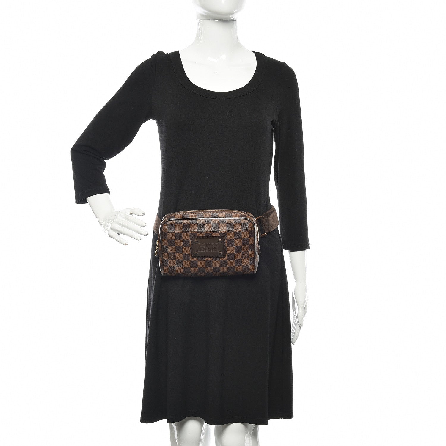 Louis Vuitton Damier Ebene Brooklyn Bum Bag 2 of 9
