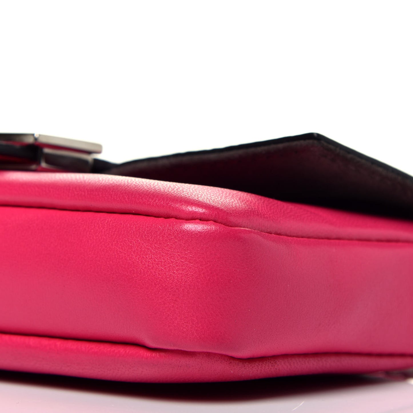 Shiny Nappa Micro Baguette Fuchsia