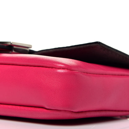 Fendi Shiny Nappa Micro Baguette Fuchsia 9 of 9