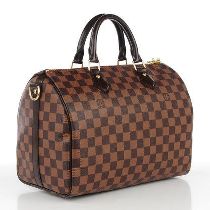 Louis Vuitton Damier Ebene Speedy Bandouliere 30 3 of 8