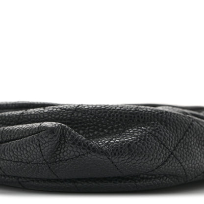 Chanel Caviar Half Moon Wallet On Chain WOC Black 11 of 14
