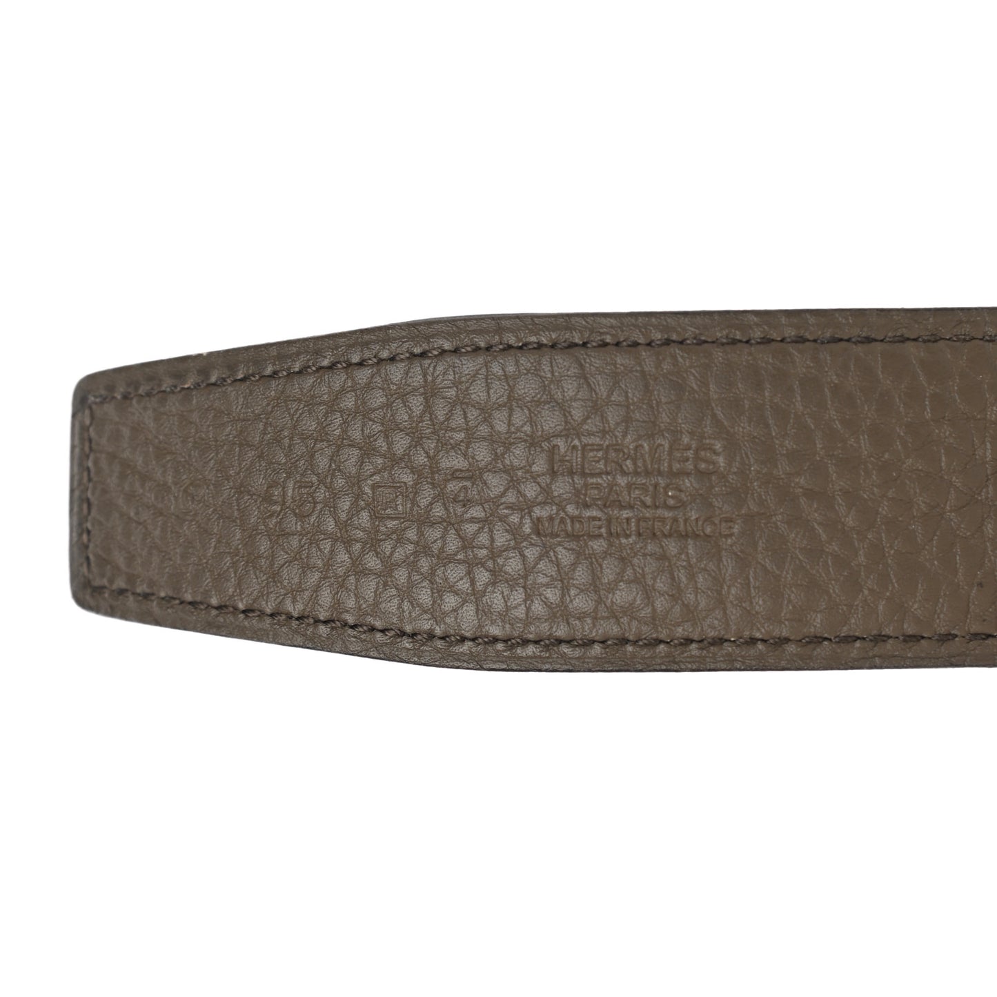 Togo Box 42mm Strie H Belt 95 Black Eucalyptus