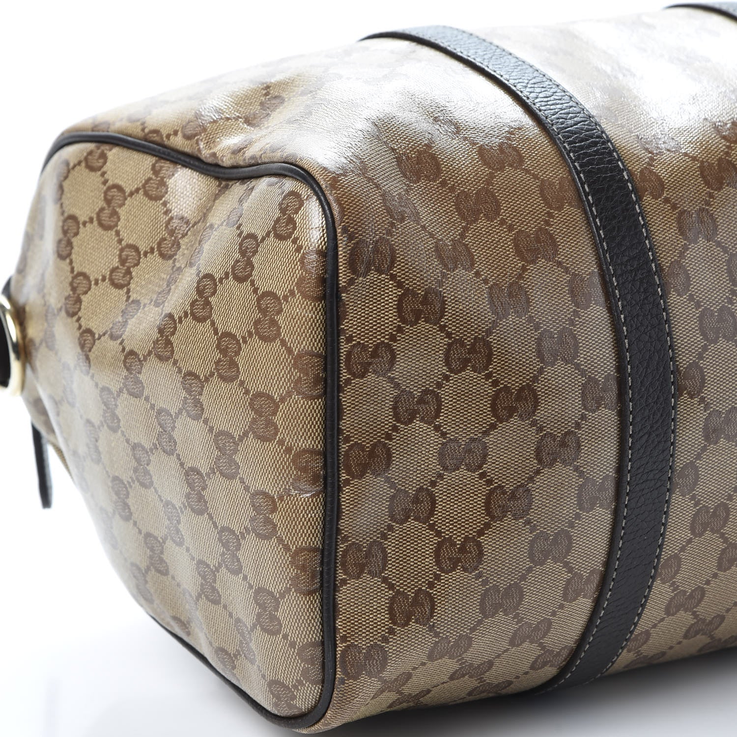 Gucci Crystal Monogram Medium Joy Boston Dark Brown 5 of 14