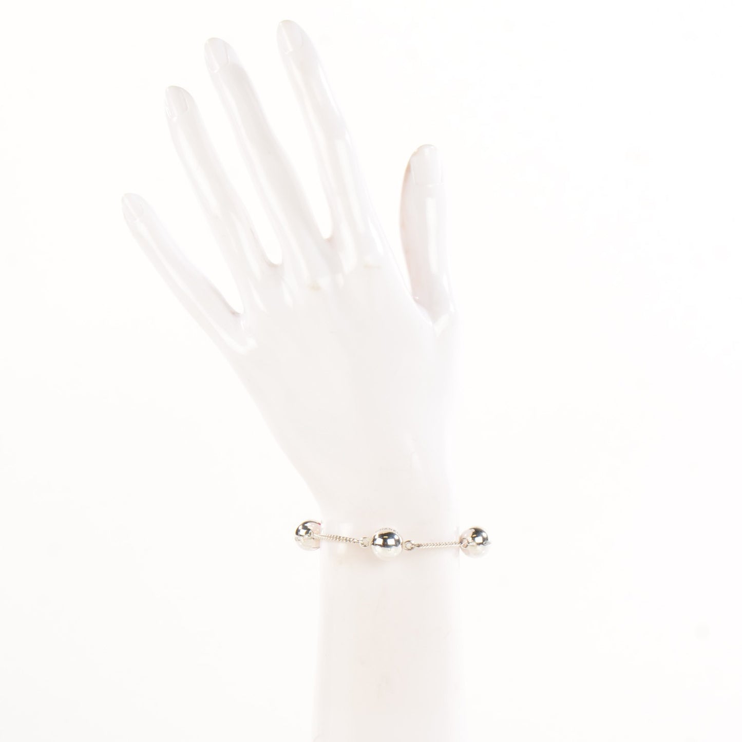 Beaded Bracelet Silver