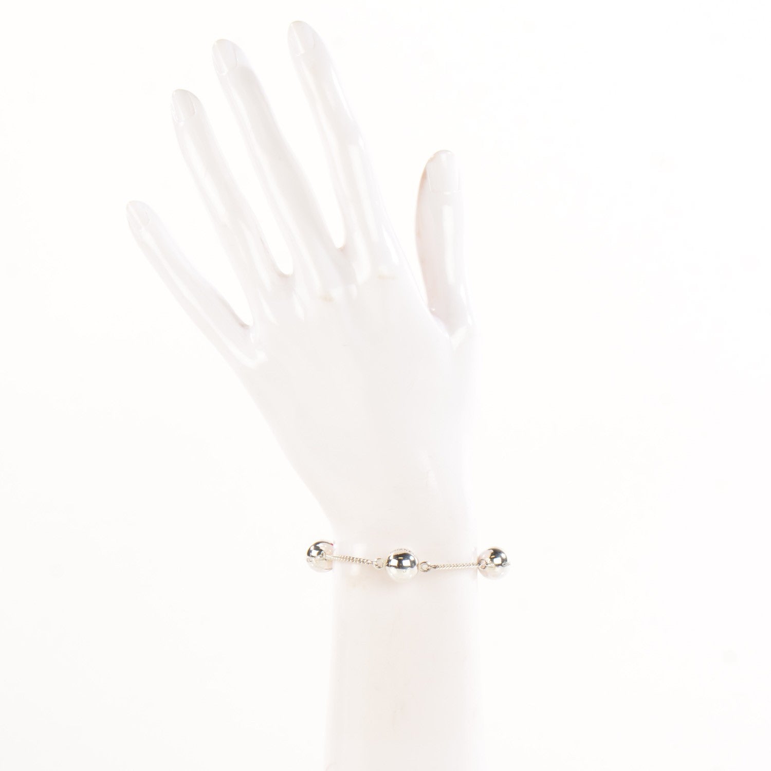 Chanel Beaded Bracelet Silver 2 of 4
