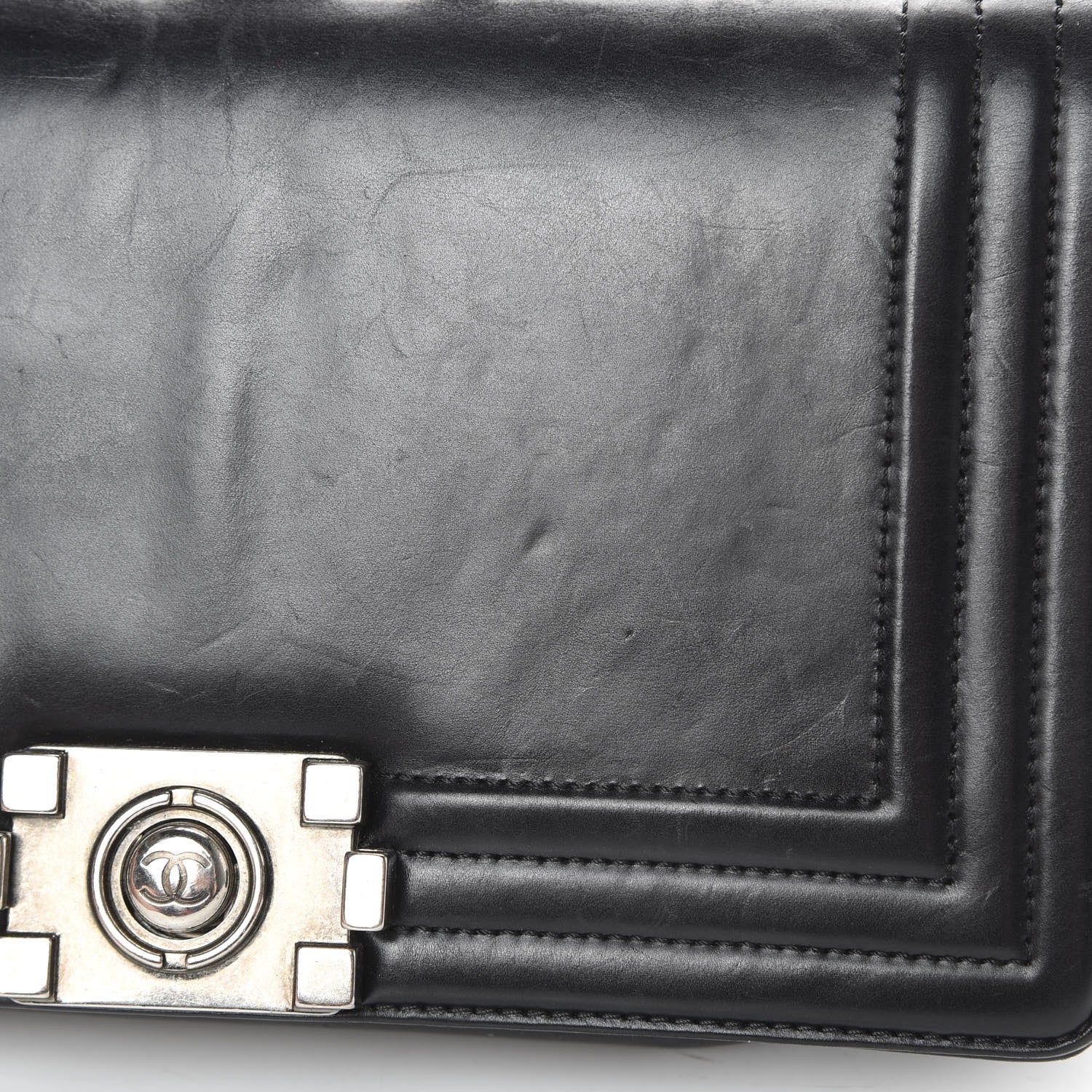 Chanel Calfskin Medium Boy Flap Black 19 of 19