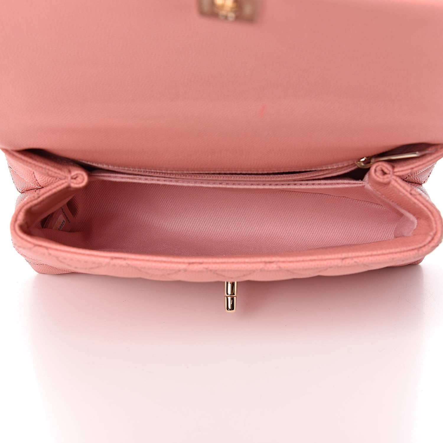 Chanel Caviar Quilted Mini Coco Handle Flap Pink 5 of 13