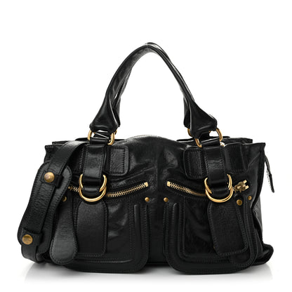 Chloe Calfskin Large Bay Tote Black 1 of 15