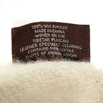 Hermes Wool Toit du Monde Stole Snow 6 of 6