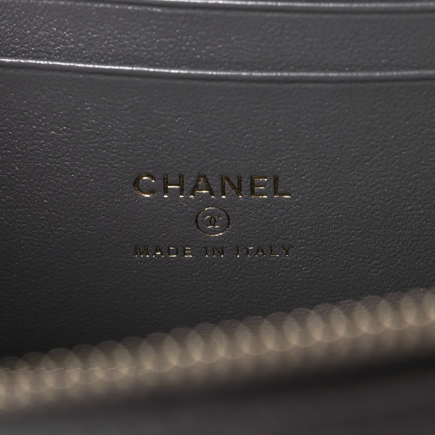 Chanel Lambskin Quilted Small Top Handle Vanity Case With Chain Dark Grey 5 of 10