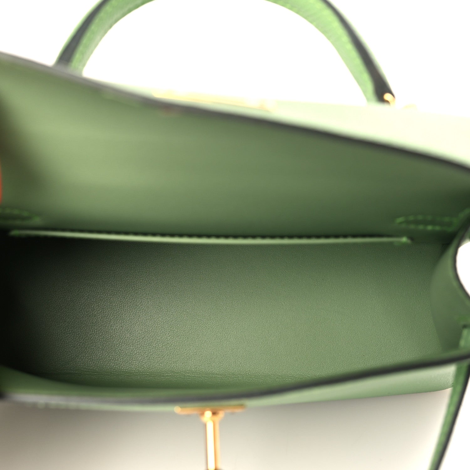Hermes Epsom Mini Kelly Sellier 20 Vert Criquet 5 of 9