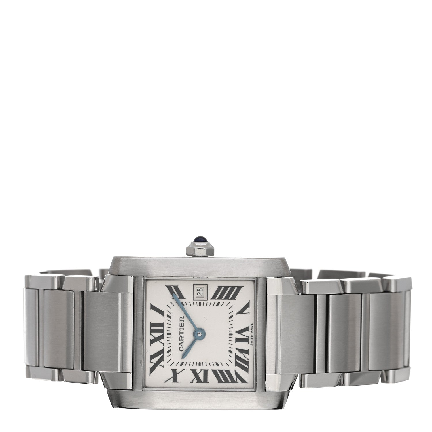 Cartier Stainless Steel 25mm Tank Francaise Quartz Watch 2 of 4