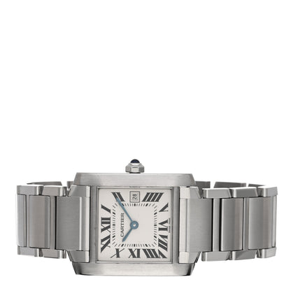 Cartier Stainless Steel 25mm Tank Francaise Quartz Watch 2 of 4