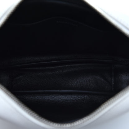 Balenciaga Smooth Calfskin Double Sided Logo S Everyday Camera Bag White 5 of 8