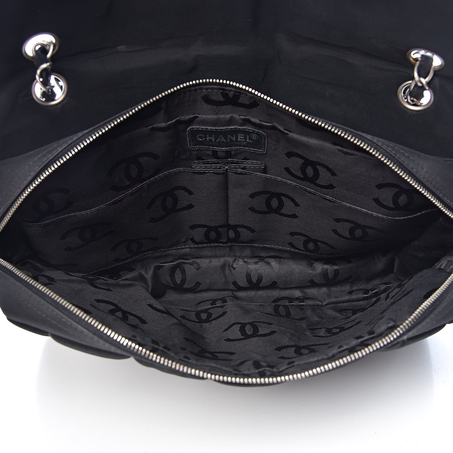 Chanel Nylon Square Quilted Flap Black 5 of 15