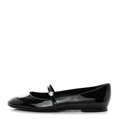 Louis Vuitton Patent Uniformes Ballet Flats 39.5 Black 1 of 9