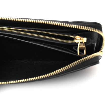 Louis Vuitton Empreinte Clemence Wallet Black 9 of 12