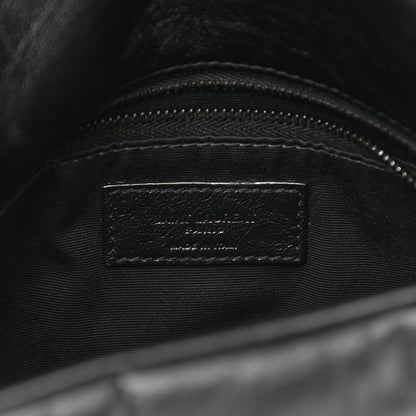 Saint Laurent Lambskin Quilted Monogram Monochrome Small Loulou Puffer Chain Satchel Black 7 of 10