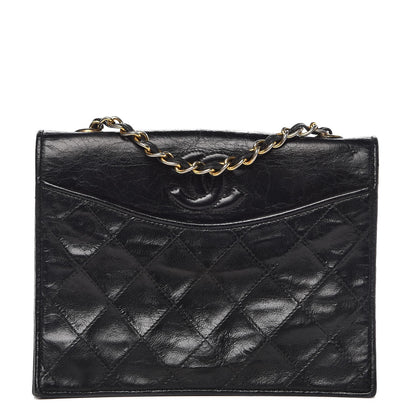 Chanel Lambskin Quilted Small Single Flap Black 1 of 13