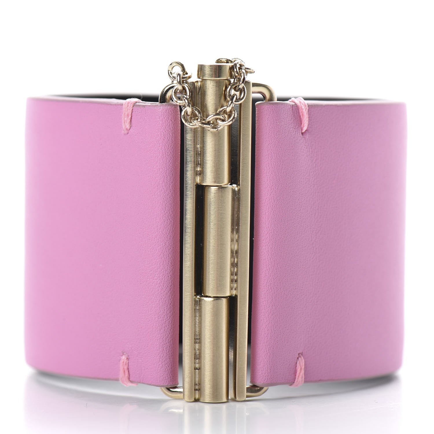 Chanel Calfskin CC Wide Cuff M Pink 3 of 7