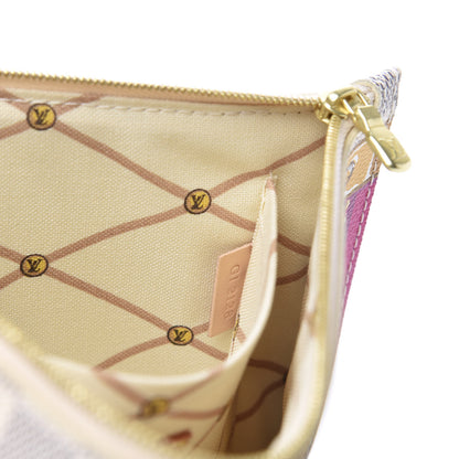 Louis Vuitton Damier Azur Miami Summer Trunks MM GM Pochette 7 of 9
