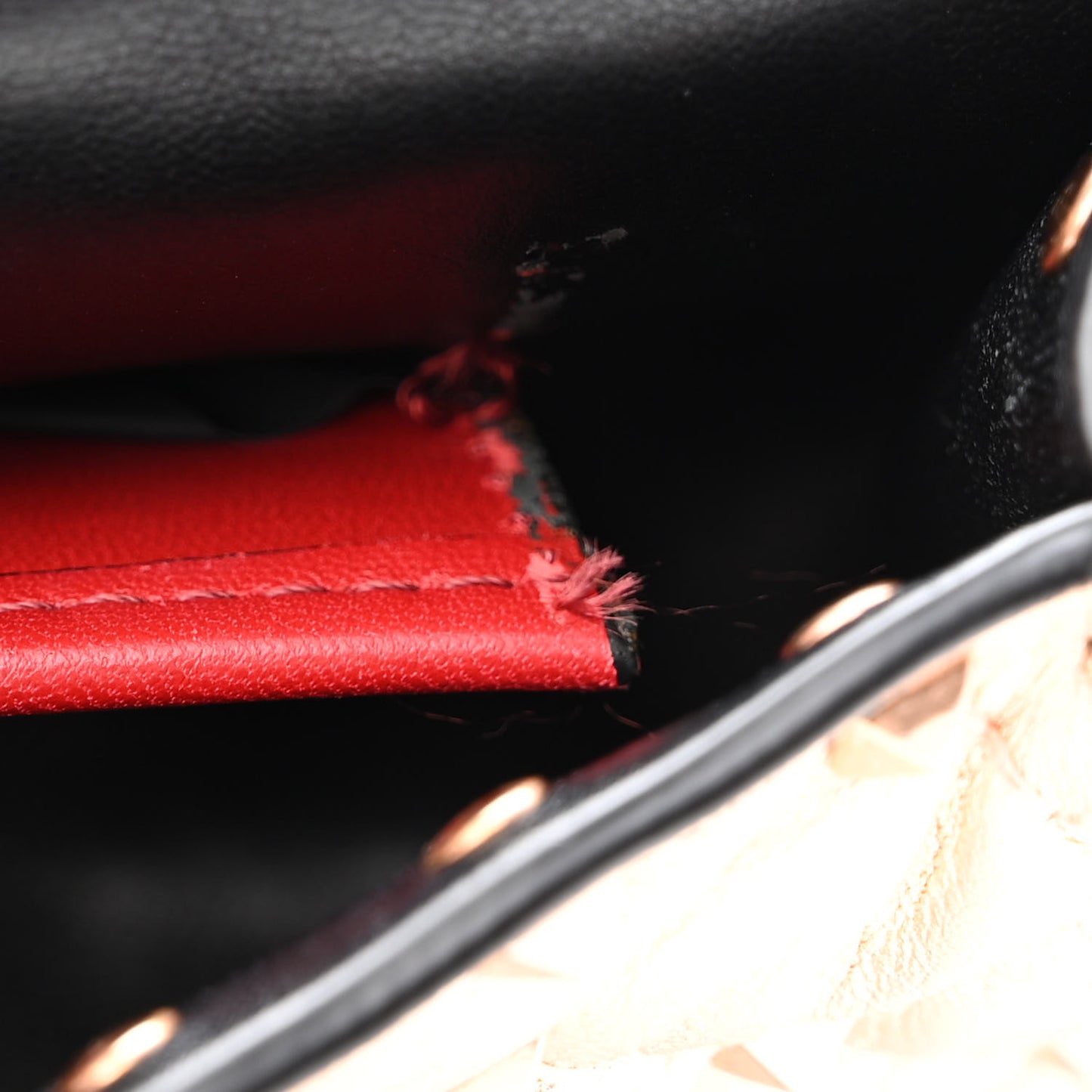 Metallic Nappa Small Rockstud Spike Shoulder Bag Rame