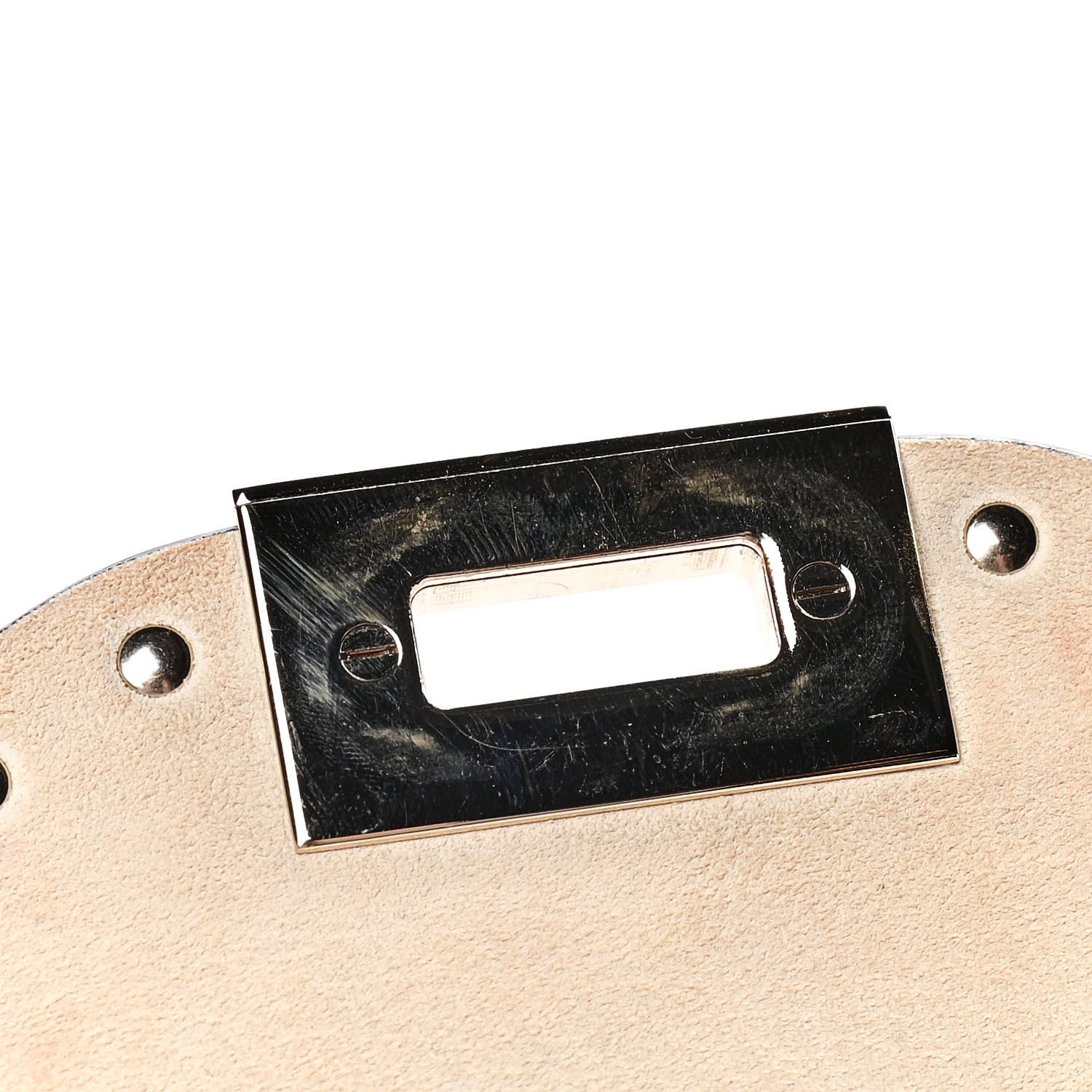 Valentino Garavani Pebbled Calfskin Medium Rockstud Flip Lock Crossbody Bag Light Ivory 13 of 22