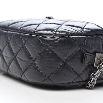 Chanel Aged Calfskin Quilted Mini Reissue Camera Case Black 11 of 12