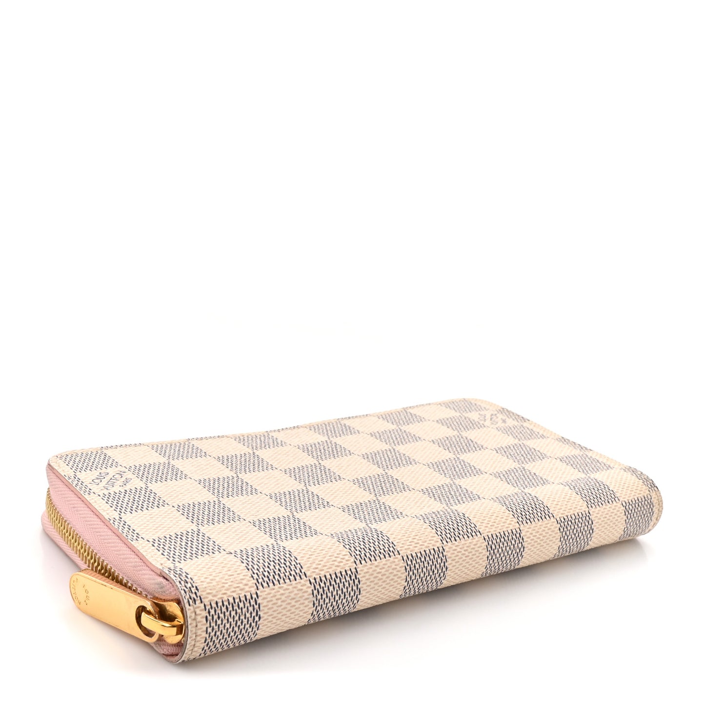 Damier Azur Zippy Wallet Rose Ballerine