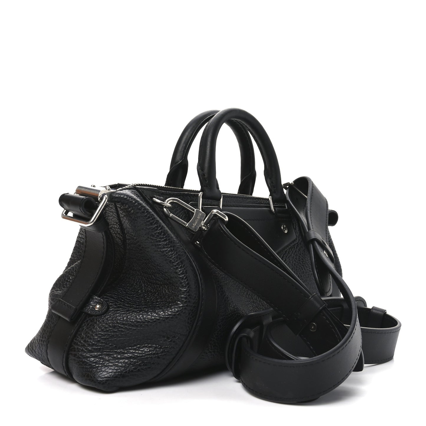 Pixel Lambskin LV Biker PM Black