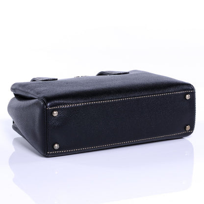 Chanel Caviar Handbag Black 4 of 7