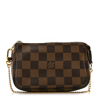 Louis Vuitton Damier Ebene Mini Pochette Accessories 1 of 10