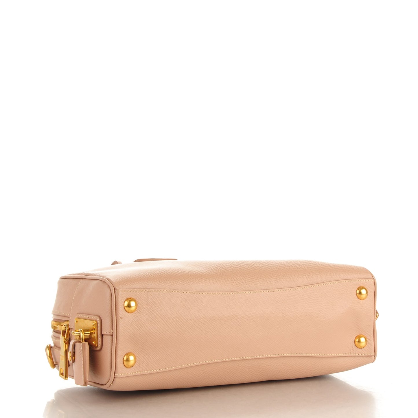 Saffiano Lux Small Boston Cammeo
