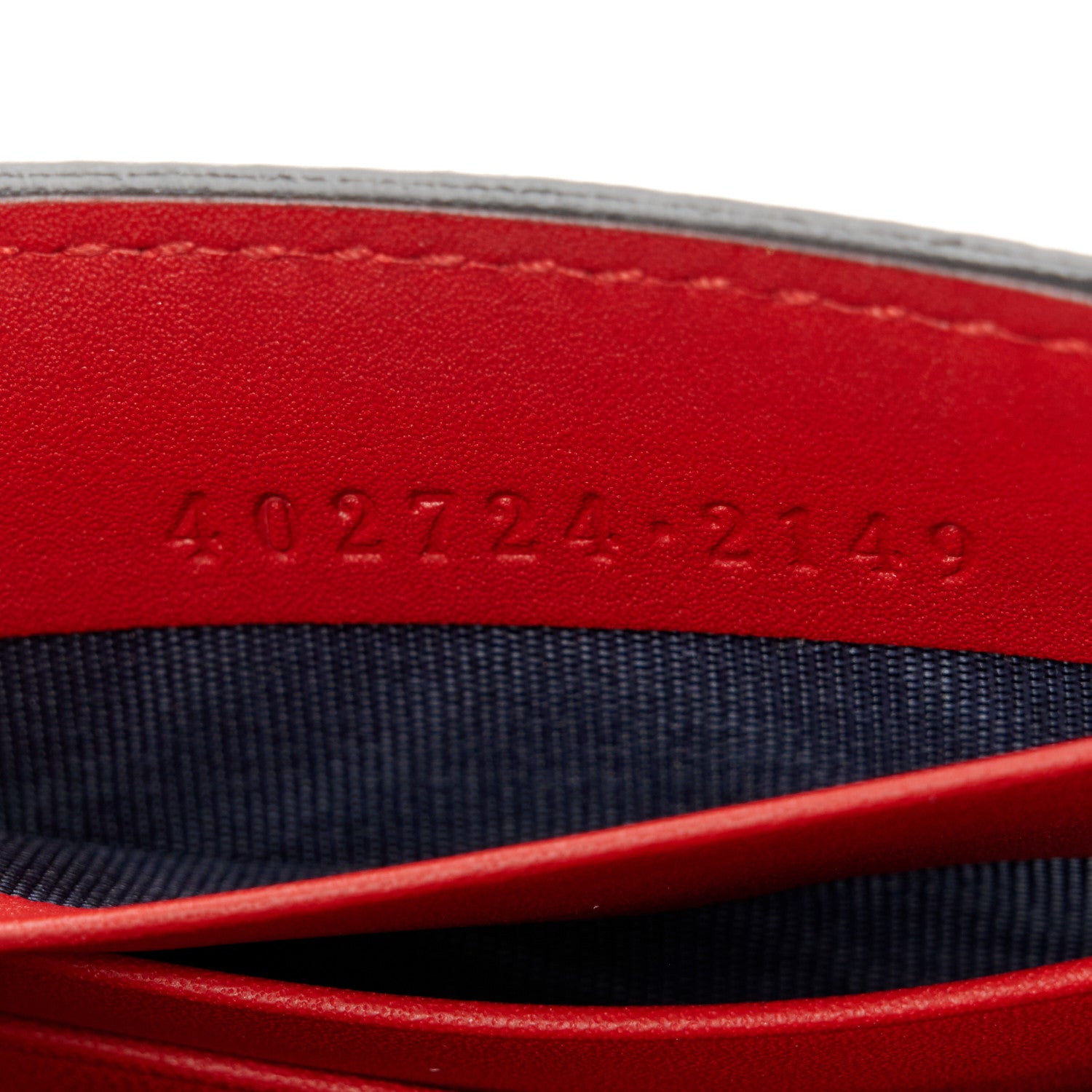 Gucci GG Supreme Monogram Blooms Chain Wallet Blue 7 of 11