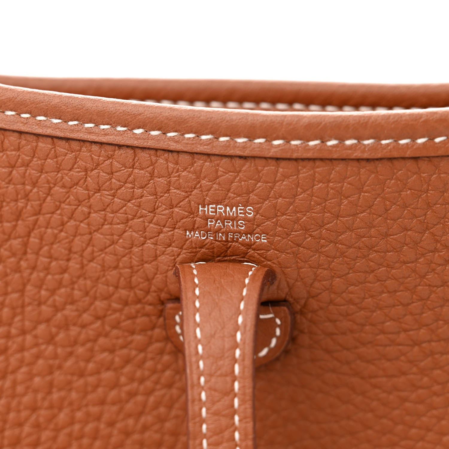 Hermes Taurillon Clemence Evelyne TPM Gold 6 of 11