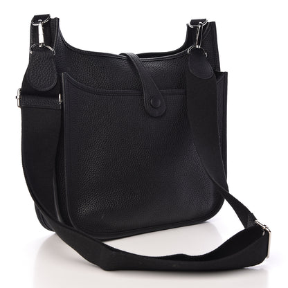 Hermes Taurillon Clemence Evelyne III PM Black 3 of 11