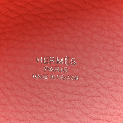 Hermes Taurillon Clemence Picotin Lock 18 PM Rose Sakura 7 of 12