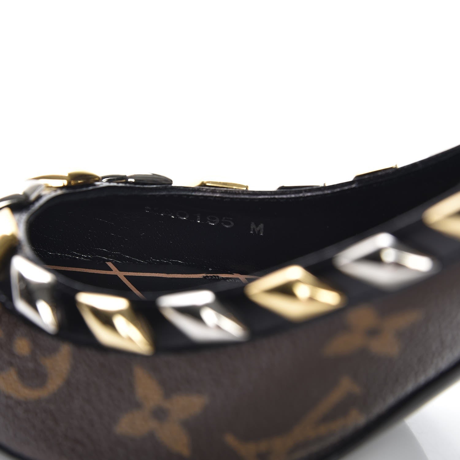 Louis Vuitton Calfskin Monogram Eldorado Pumps 38.5 Cacao 8 of 8