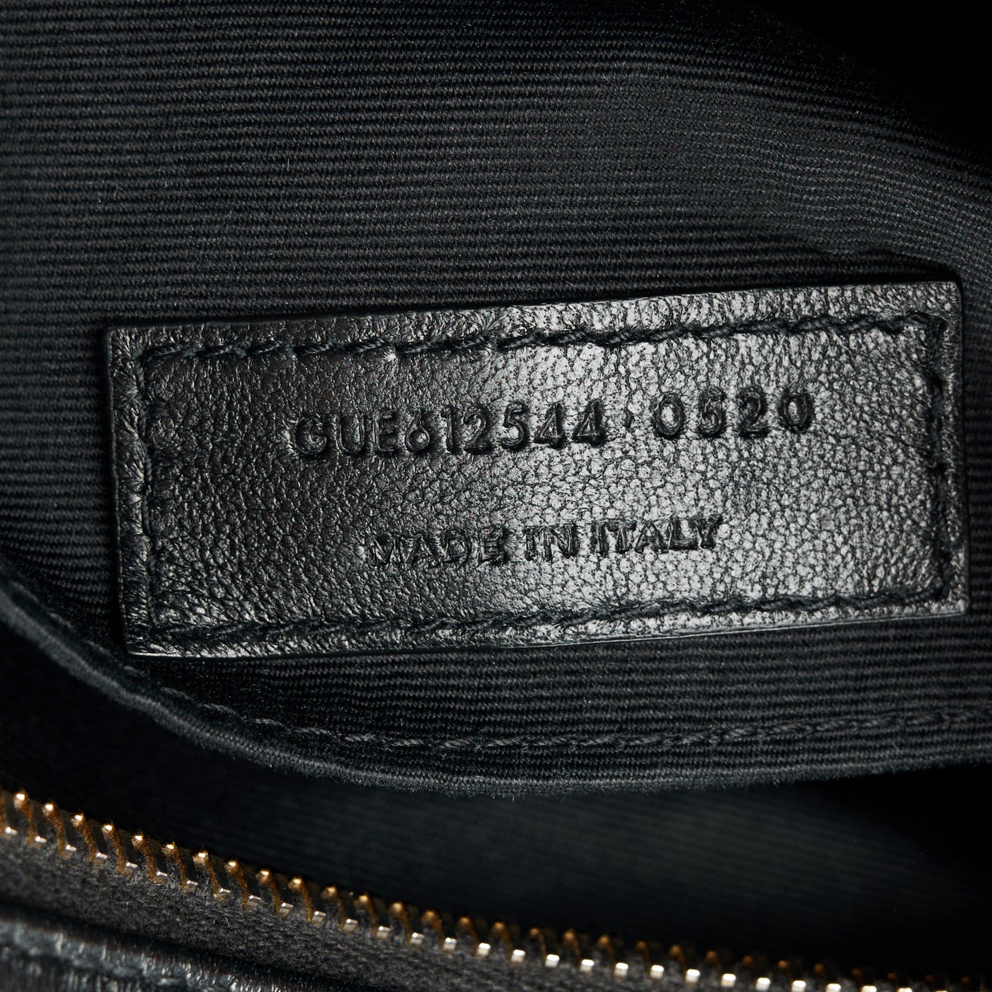 Calfskin Matelasse Monogram Lou Camera Bag Black