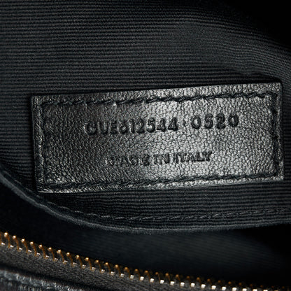 Saint Laurent Calfskin Matelasse Monogram Lou Camera Bag Black 7 of 11