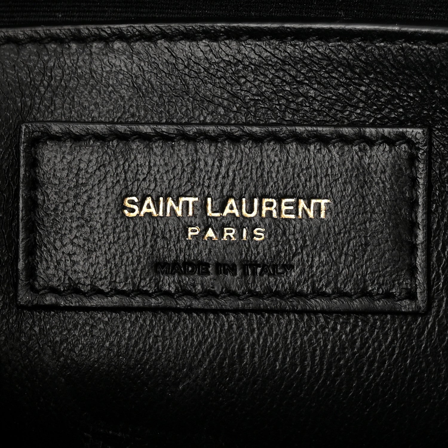 Saint Laurent Grain de Poudre Quilted 80's Vanity Bag Black 6 of 10