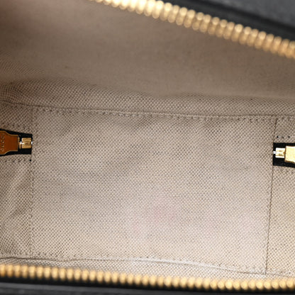 Gucci Sakai Be Green Calfskin Diagonal Stitched Blondie Top Handle Bag Black 5 of 11