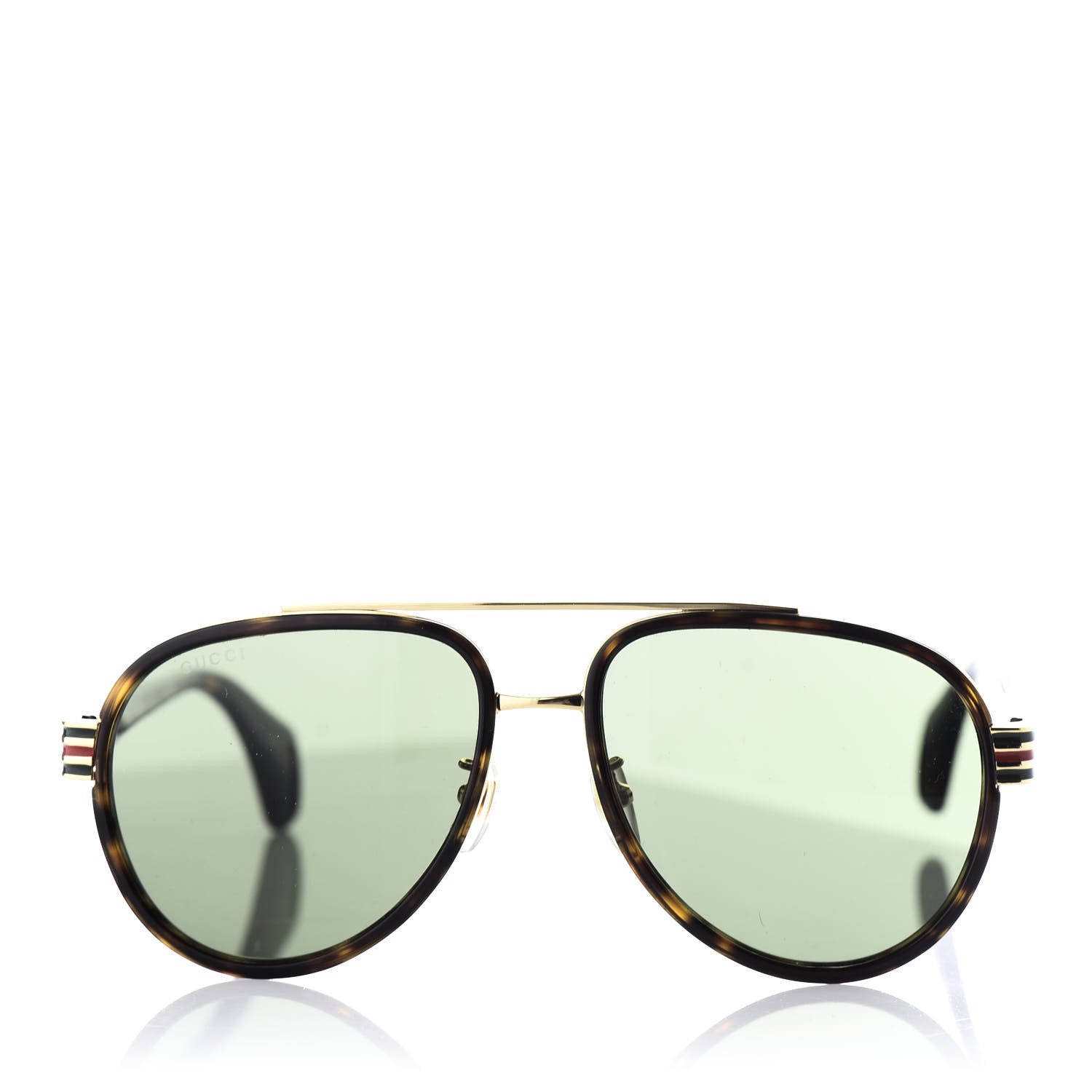 Gucci Acetate Aviator Sunglasses GG0447S Tortoise 2 of 9