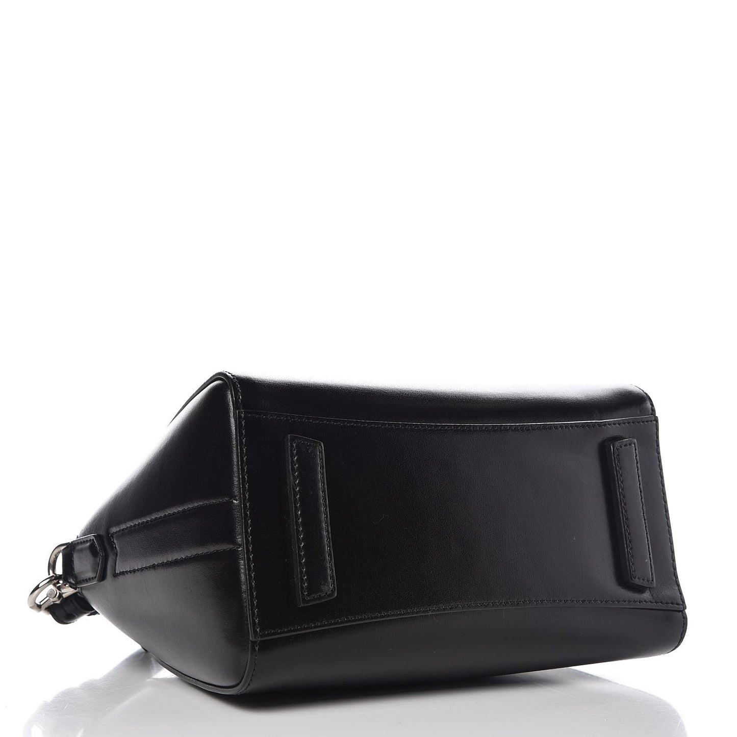Shiny Lord Calfskin Mini Antigona Black